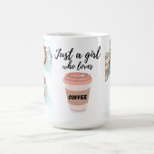 コーヒー父親の日のマグカップを愛する女の子 コーヒーマグカップ (中央)