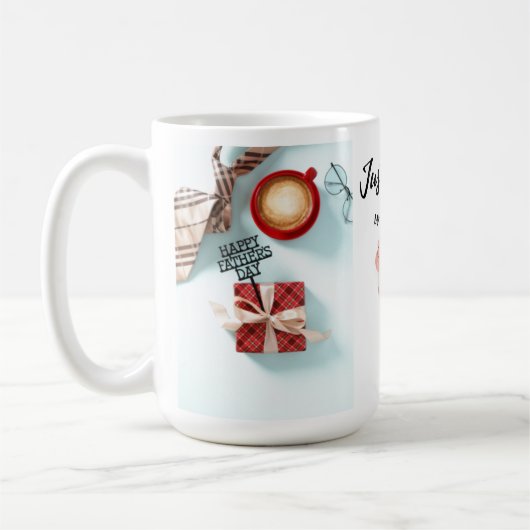 コーヒー父親の日のマグカップを愛する女の子 コーヒーマグカップ (左)
