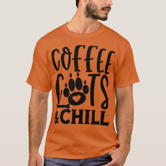 コーヒー猫と冷たい猫レディーキティ猫子猫ロ Tシャツ