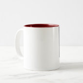 コーヒー猫のマグ ツートーンマグカップ (正面左)