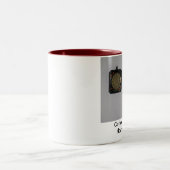 コーヒー猫のマグ ツートーンマグカップ (中央)