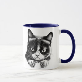 コーヒー猫を飼う前に話しかけるなおもしろいい マグカップ