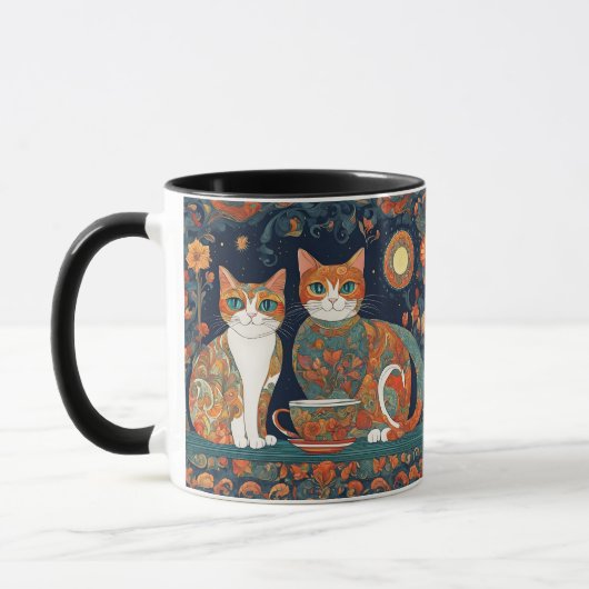 コーヒー猫マグ マグカップ (左)