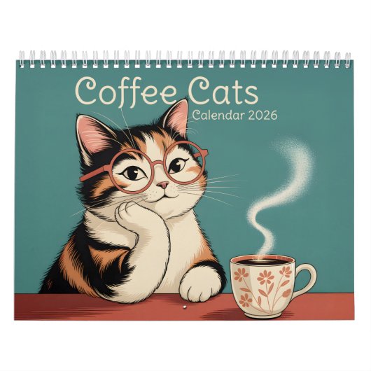 コーヒー猫 カレンダー (カバー)
