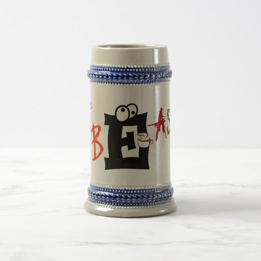 "コーヒー獣カフェ"のコーヒー・マグ ビールジョッキ (中央)