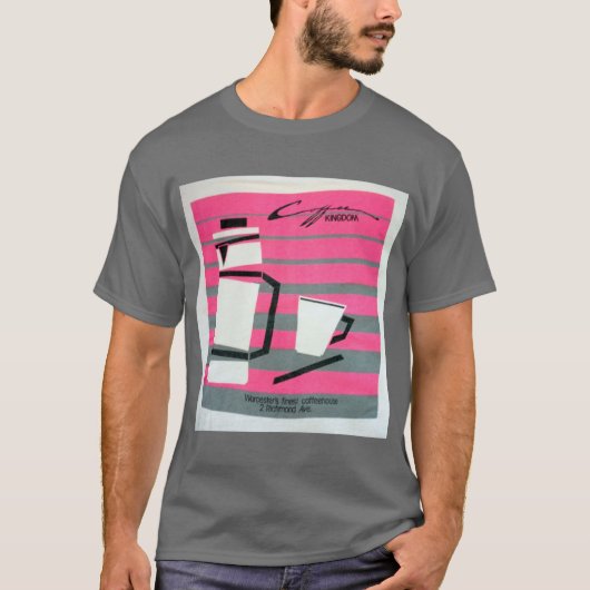 コーヒー王国Exunced Worcester MA Repro of Origi Tシャツ (正面)
