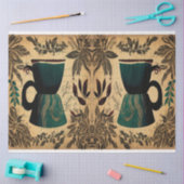 コーヒー瓶エフエマコラージュ 薄葉紙 (クラフト)