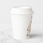 コーヒー用に構築。ハッスル用に設計。紙コップ 紙コップ (右)