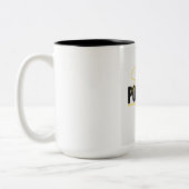 コーヒー用の紅茶カップ ツートーンマグカップ (左)