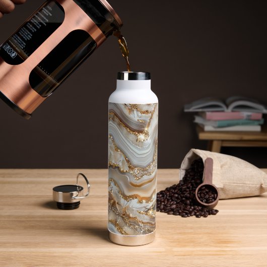 コーヒー用サーモボトル ウォーターボトル (コーヒー (回転後))