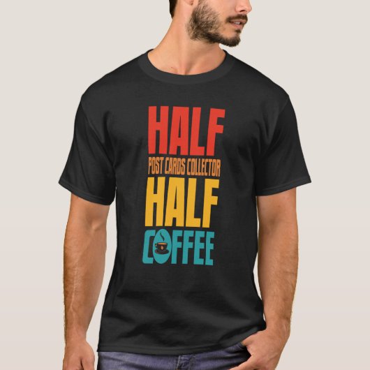 コーヒー用ポストカード収集装置 Tシャツ (正面)