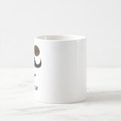 コーヒー用マグカップを用意して髭を剃る コーヒーマグカップ (中央)