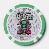 コーヒー目当てで来ました ポーカーチップ (裏面)