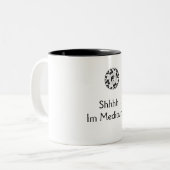 コーヒー瞑想 ツートーンマグカップ (正面左)