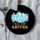 コーヒー石鹸を作るだけ石鹸メーカー 缶バッジ (インサイチュ)