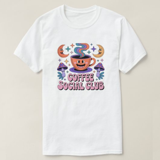 コーヒー社交クラブ Tシャツ (デザイン正面)