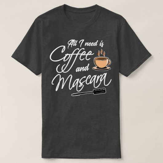 コーヒー私が必要なのはコーヒー1 Tシャツ (デザイン正面)