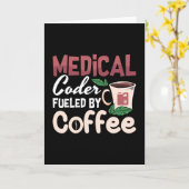 コーヒー符号化プログラマによって燃料を供給される医療符号器 カード (黄色い花)