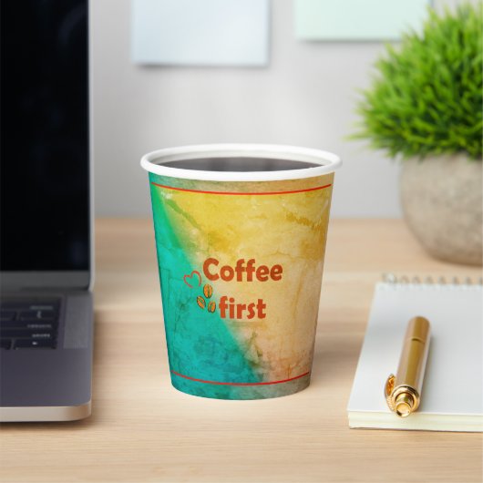 コーヒー紙コップ 紙コップ (インサイチュ)