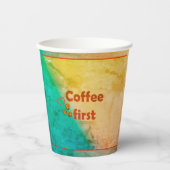 コーヒー紙コップ 紙コップ (正面)