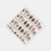 コーヒー紙ナプキンス スタンダードランチョンナプキン (角)