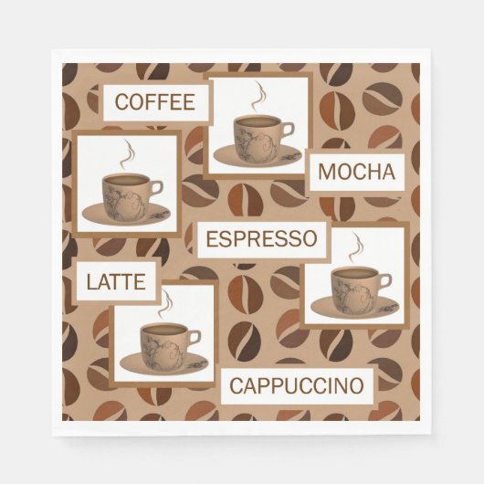 コーヒー紙 スタンダードランチョンナプキン (正面)