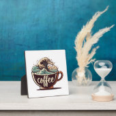コーヒー素晴らしの波 フォトプラーク (インサイチュ)