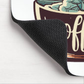 コーヒー素晴らしの波 マウスパッド (コーナー)