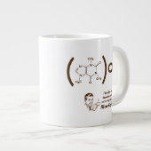 コーヒー経済サイズのマグカップでいっぱいのコック ジャンボコーヒーマグカップ (正面右)