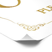 コーヒー結婚バーのサインブラック フォトプリント (角)