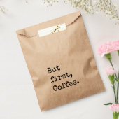 コーヒー結婚式の引き出物バッグが最初のコーヒー フェイバーバッグ (封をした状態)