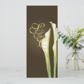 コーヒー結婚式招待状 招待状 (スタンド正面)