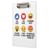 コーヒー絵文字 クリップボード (左)