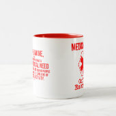 コーヒー緊急時のマグ ツートーンマグカップ (中央)