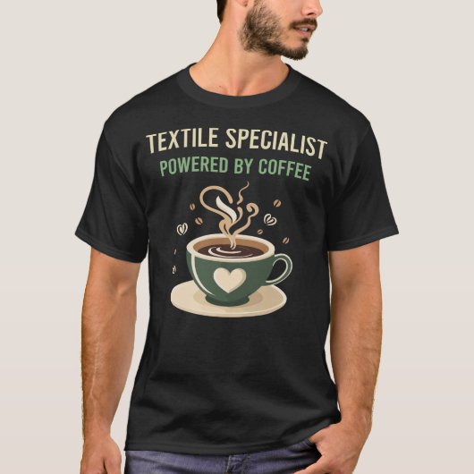 コーヒー繊維専門家によって動く Tシャツ (正面)
