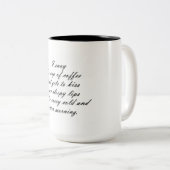 コーヒー羨望 ツートーンマグカップ (正面右)