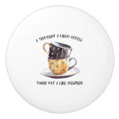 コーヒー考えが好きだったので、クリーマーが好きだった セラミックノブ (正面)