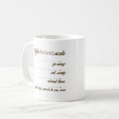 コーヒー耐性尺度 コーヒーマグカップ (正面左)