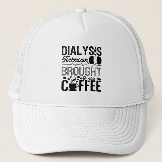コーヒー腎症による透析技術者 キャップ (正面)