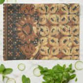 コーヒー自然豆ボ素朴ホ キッチンタオル (折り畳み)