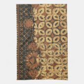 コーヒー自然豆ボ素朴ホ キッチンタオル (縦)