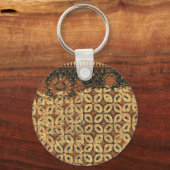 コーヒー自然豆ボ素朴ホ キーホルダー (正面)