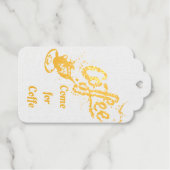 コーヒー芳香 ギフトタグ (正面 (横))