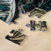 コーヒー芸術的テーマスチル絵画ライフ ジグソーパズル (側面)