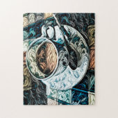 コーヒー芸術的テーマスチル絵画ライフ ジグソーパズル (縦)