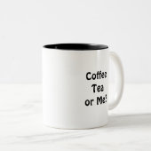 コーヒー茶または私か。 ツートーンマグカップ (正面右)