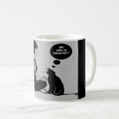 コーヒー茶ホットココアマめい想グヨガガガールキャット コーヒーマグカップ (正面右)