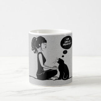 コーヒー茶ホットココアマめい想グヨガガガールキャット コーヒーマグカップ