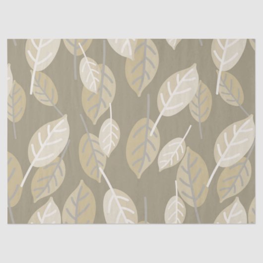 コーヒー葉ティッシュペーパー 薄葉紙 (正面)