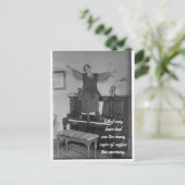 コーヒー葉書のカップ1 ポストカード (スタンド正面)